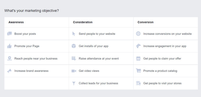 5 Ways to Optimize Facebook Ads. Choosing your Marketing Objective